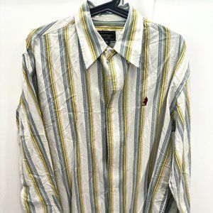 Vintage Marlboro Classics Shirt Mens Large Red Striped Casual Country & Outdoors